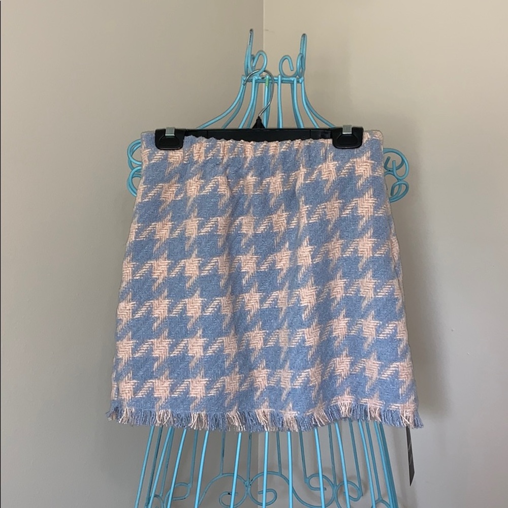 storets blue & pink mini skirt